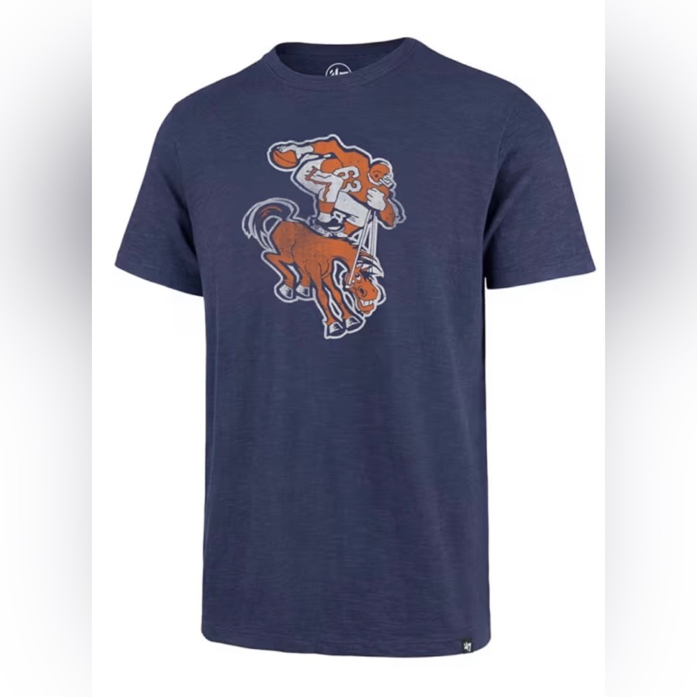 Denver Broncos 47 Brand Short Sleeve Tee Size Small